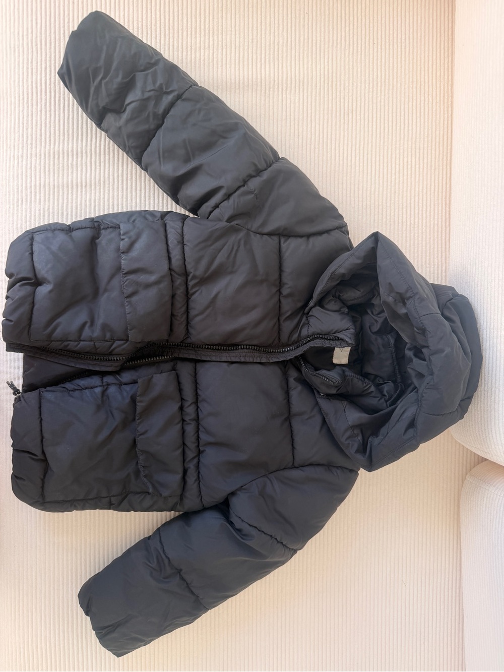H&M Kids Hooded Puffer Jacket - Black